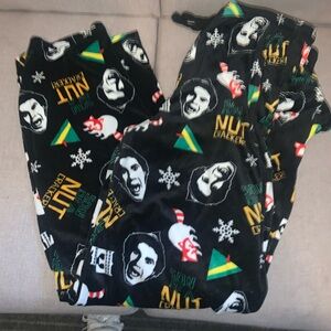 🎄MENS XL SLEEP PANTS ELF CHRISTMAS HOLIDAY